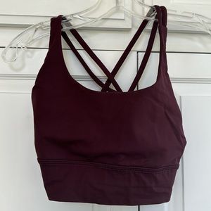 Lululemon energy, longline sports bra